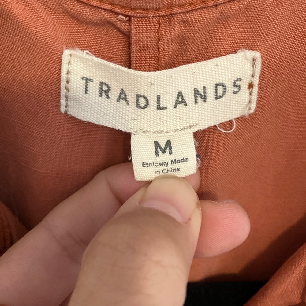 Tradlands Finn jumpsuit in poppy - Picture 2 of 8